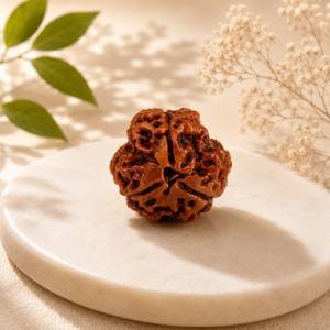 3 Mukhi Rudraksha — Original Nepali Bead
