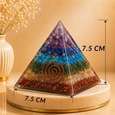 Black Tourmaline Pyramid — 9cm