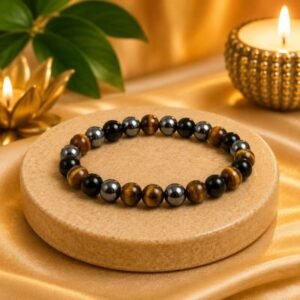 Career Combination Bracelet — Tiger's Eye, Pyrite & Citrine