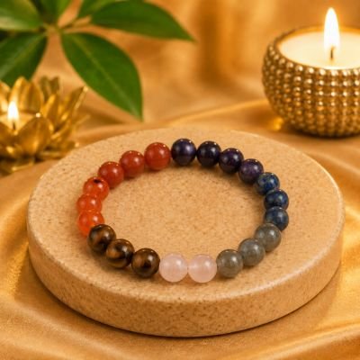 Carnelian Bracelet — 8mm Natural Beads