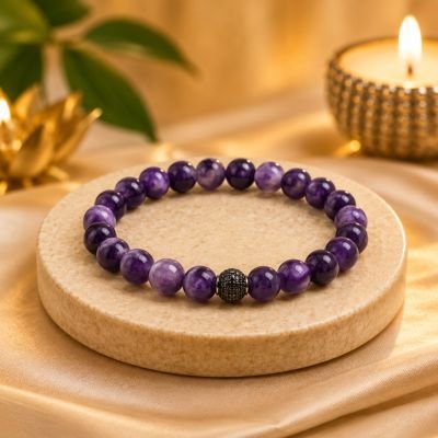 Citrine & Pyrite Bracelet — Wealth Combination