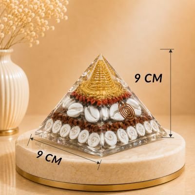 Clear Quartz Pyramid — 7cm
