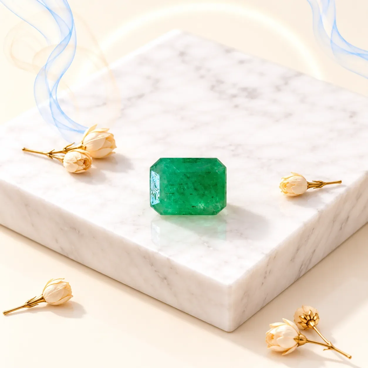 Emerald (Panna) Stone 5.20 Carat (5.71 Ratti) – Zambian Emerald-cut EM-04