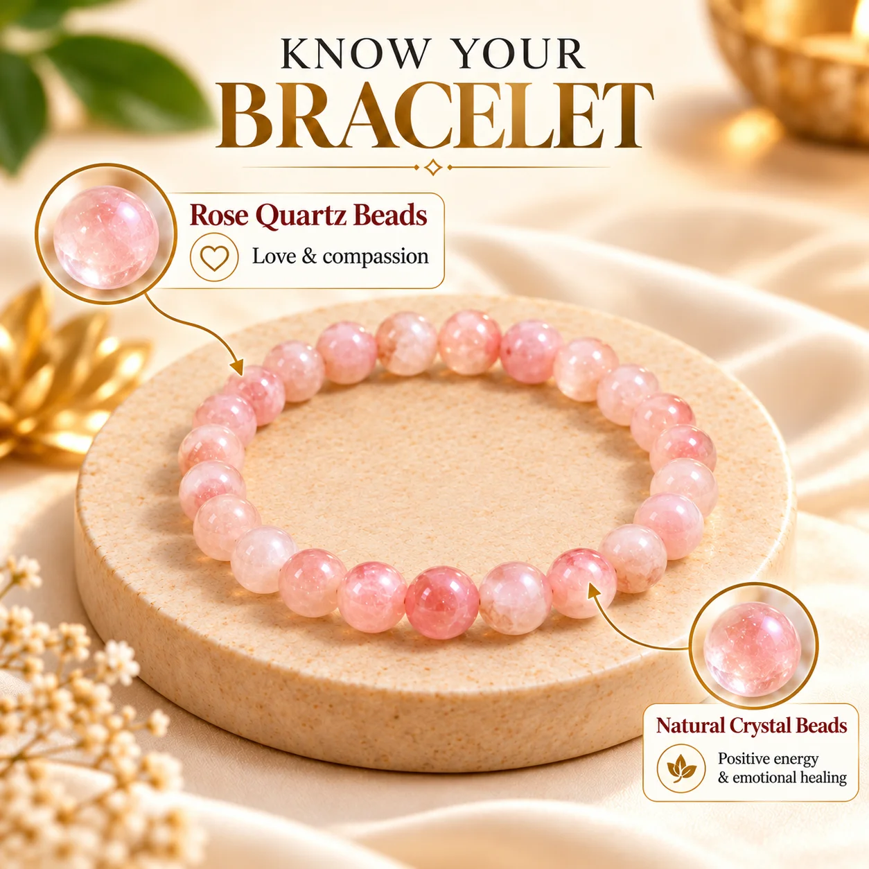 Rose Quartz Bracelet