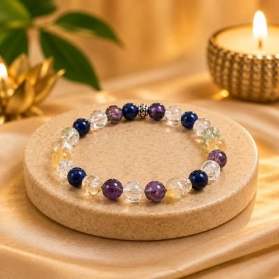 Hematite Bracelet — 8mm Natural Beads