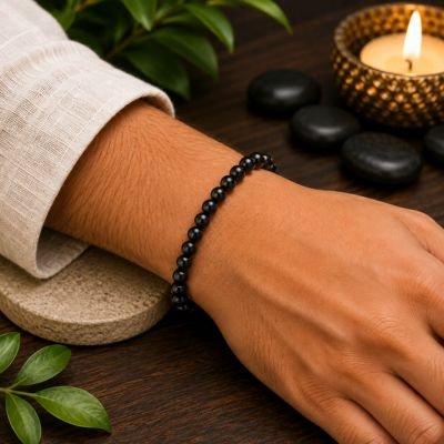 Lapis Lazuli Bracelet — 8mm Natural Beads
