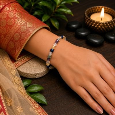 Protection Combination Bracelet — Black Tourmaline & Obsidian
