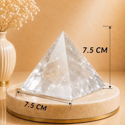 Selenite Pyramid — 7.5cm