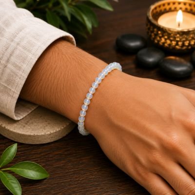 Sunstone Bracelet — 8mm Natural Beads